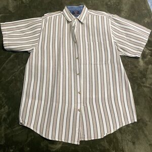 Coliseum world explorer vintage Striped Short Sleeve Shirt